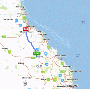 Anakie to Charters Towers