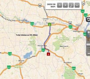 Rutherglen to Milawa