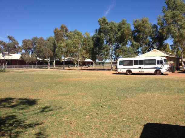 Wilma's bus at Karalundi