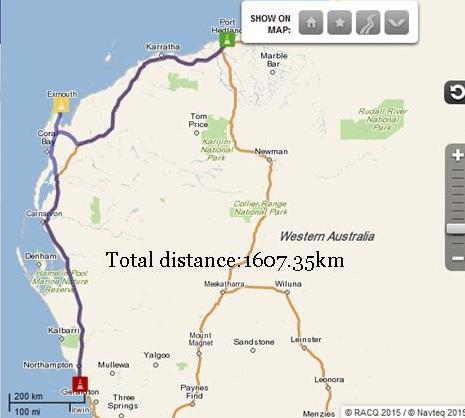 Port Hedland to Geraldton