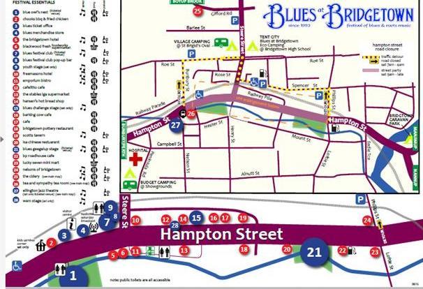 Blues map