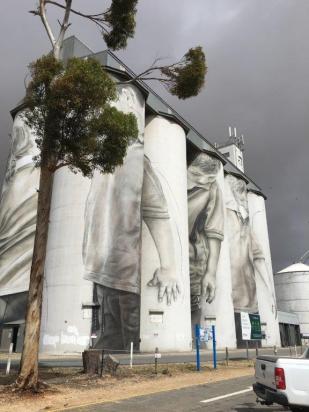Coonalpyn Painted Silos, South Australia