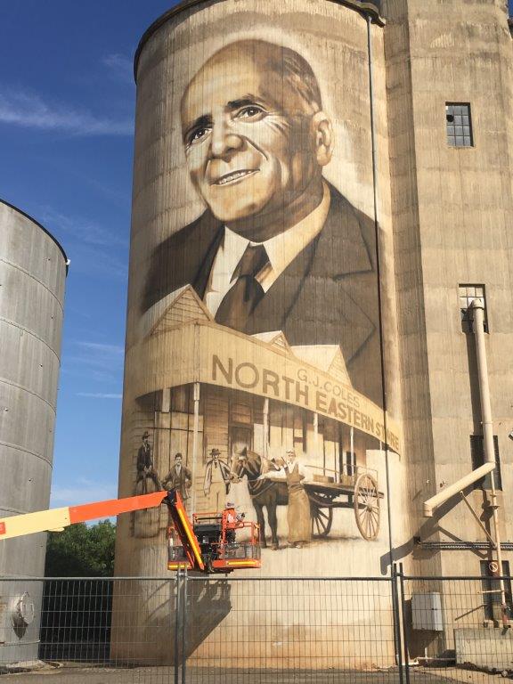 St James Silo Art